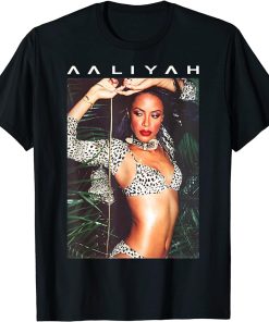 Animal Print Aaliyah Photo T-Shirt