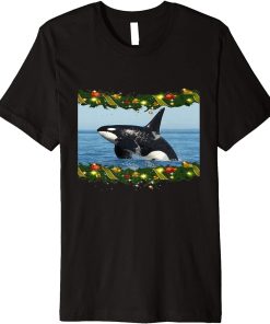 FUNNY CUTE ORCA CHRISTMAS Premium T-Shirt