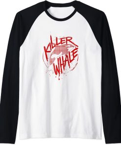 Killer Whale Orcas Ocean Gift Raglan Baseball Tee